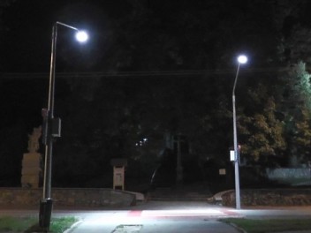 Osvětlení přechodů pro chodce - Šenkvice (Slovensko)