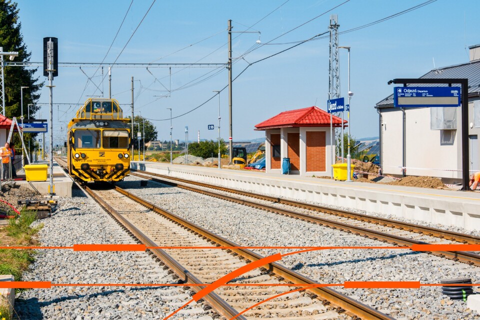 Správa železnic - modernizace trati Šternberk - Uničov