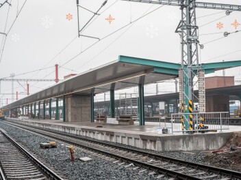 Vlakové nádraží Pardubice - rekonstrukce nástupišť