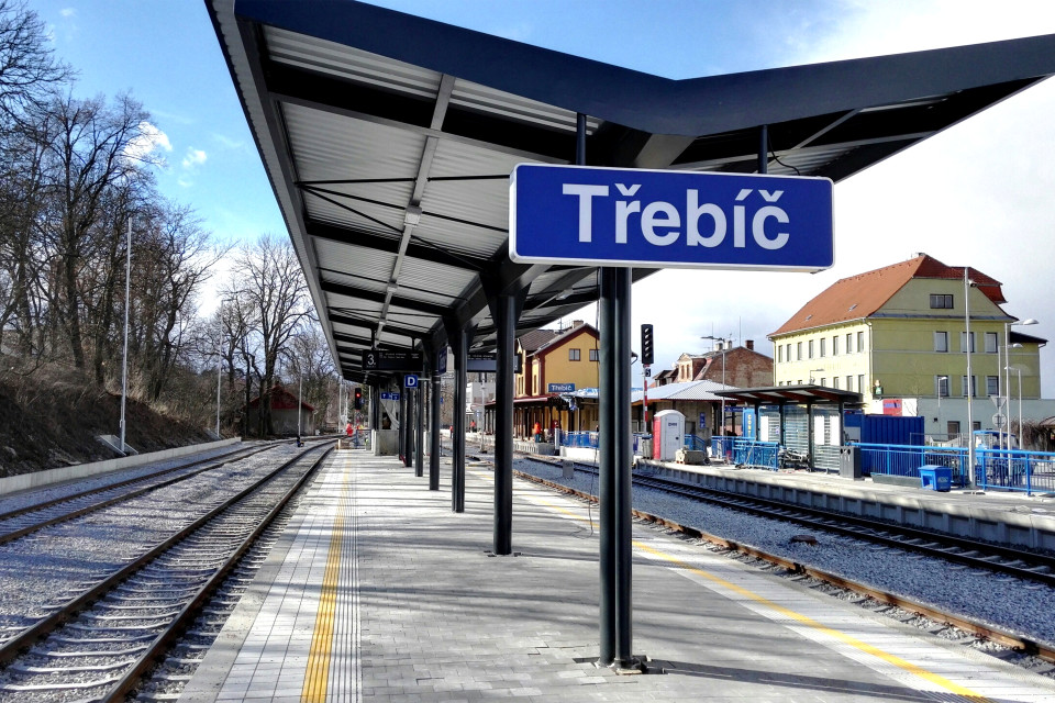 Bahnhof Třebíč