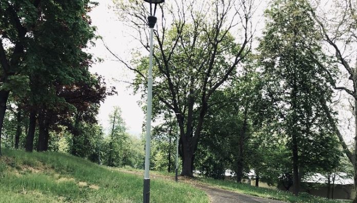 ILUMINACIÓN PÚBLICA - ParkLED 2G Ústí nad Labem, letní kino