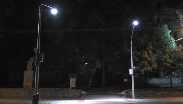 Osvětlení přechodů pro chodce - Šenkvice (Slovensko)