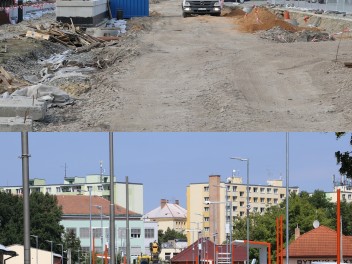 Správa železnic - rekonstrukce Hustopeče