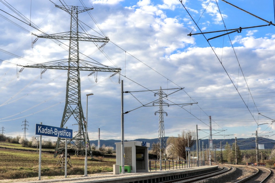 Správa železnic Kadaň Bystřice - bahnhof