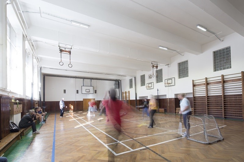 Gymnázium & SOŠ Jaroměř - Turnhalle
