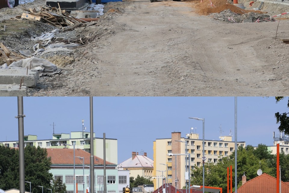 Správa železnic - rekonstrukce Hustopeče