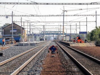 Železniční stanice Šakvice a podchod