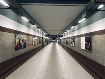 Děčín hlavní nádraží - podchod