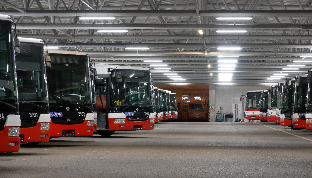 Dopravní podnik hl. m. Prahy - garáže Řepy