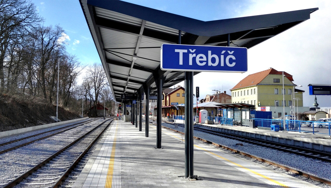 Bahnhof Třebíč